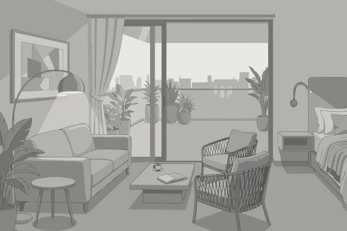 Habitación Triple Estándar con vistas al mar